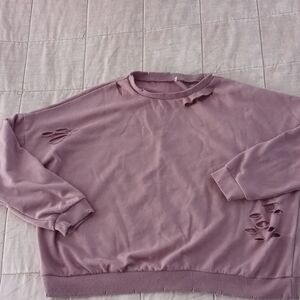 SHEIN Distressed Sweater size M